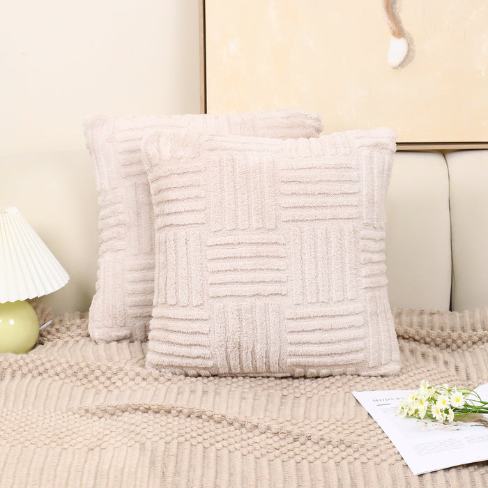 elegant pillow cover
woven plush cushion
stylish throw pillow cover
living room pillowcase
plush cushion cover
decorative woven pillowcase
cozy cushion cover
soft woven pillowcase
textured plush pillow cover
woven plush pillowcase