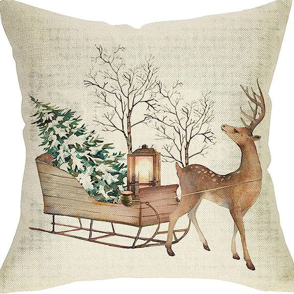 Throw Pillow Cover Linen
