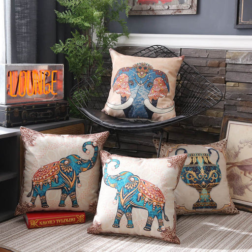 animal themed cushion cover
elephant design pillowcase
cultural print cushion cover
boho elephant pillow cover
wildlife cushion cover
elephant throw pillow cover
decorative elephant pillow
animal print cushion cover
elephant pillow cover