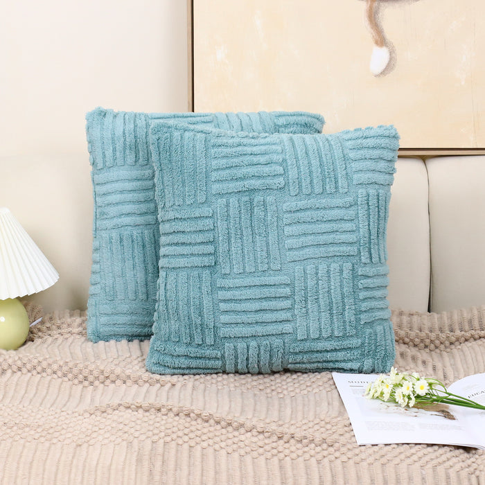 elegant pillow cover
woven plush cushion
stylish throw pillow cover
living room pillowcase
plush cushion cover
decorative woven pillowcase
cozy cushion cover
soft woven pillowcase
textured plush pillow cover
woven plush pillowcase